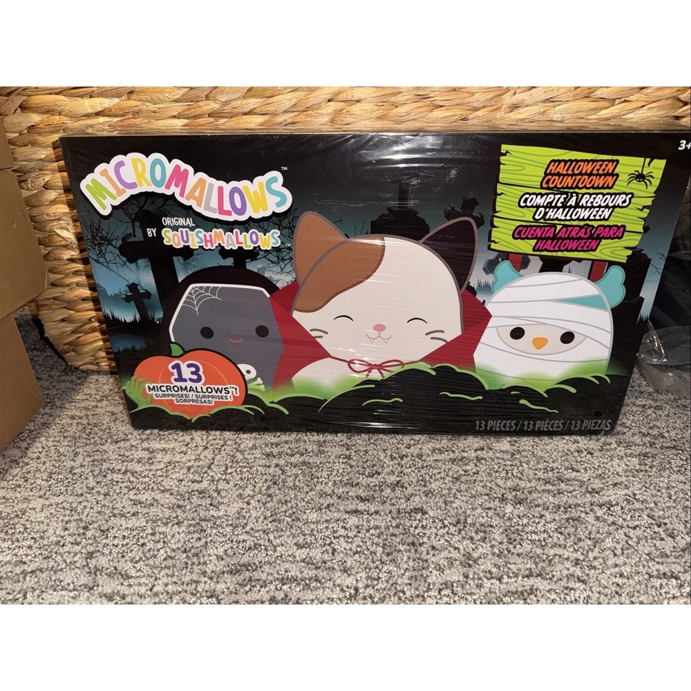 Squishmallows 13 Micromallows Sealed Halloween 2025 Countdown Calendar NIB RARE - Picture 5 of 5